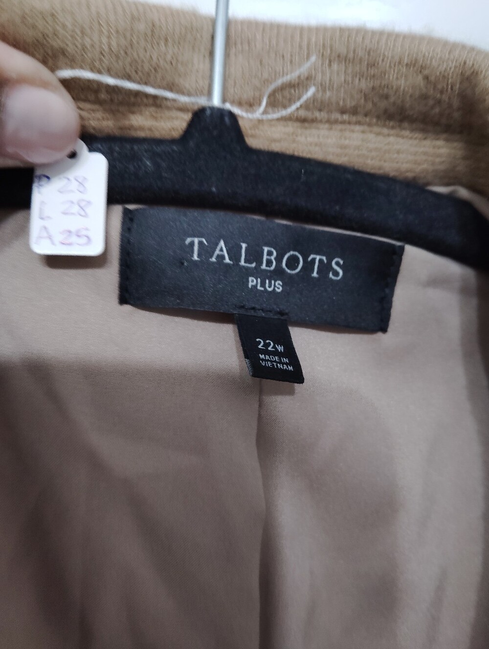 Talbots Plus Classic Camel Blazer ๐ซฐ๐พ๐ซ - Picture 3 of 4